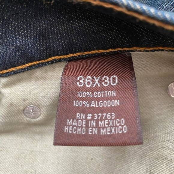 Perry Ellis Men’s dark wash jeans -K0196 - Picture 3 of 3